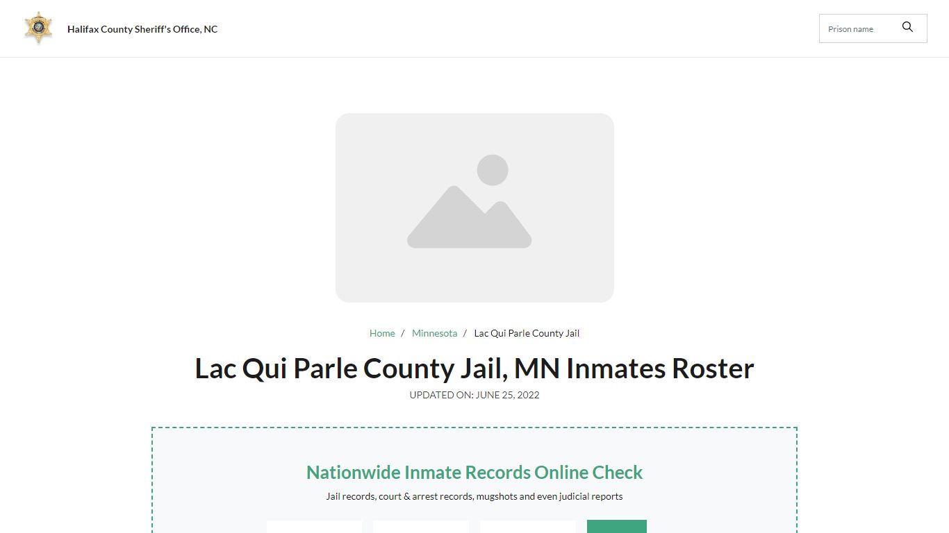 Lac Qui Parle County Jail, MN Jail Roster, Name Search