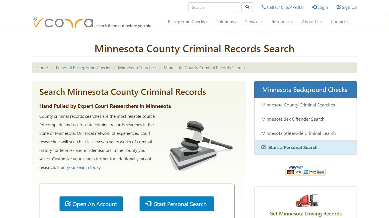 Minnesota County Criminal Records Searches | Background Checks